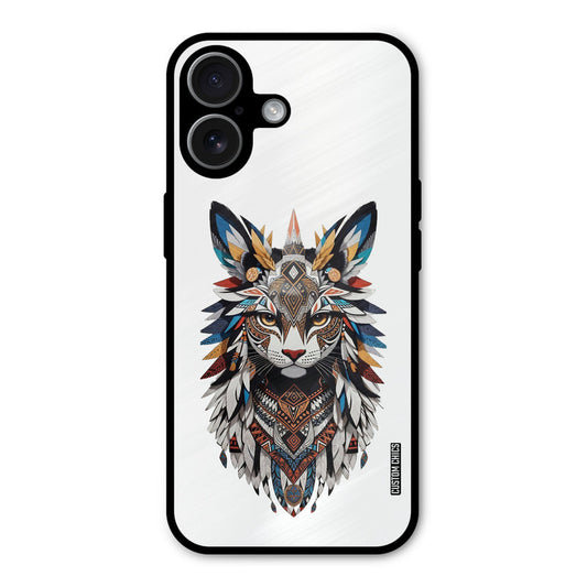 Furry Cat Face iPhone 17 Mobile Back Cover - Cute PrintShield Case