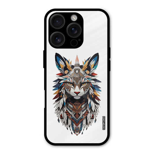 Furry Cat Face iPhone 16 Pro Max Mobile Back Cover - Cute PrintShield Case