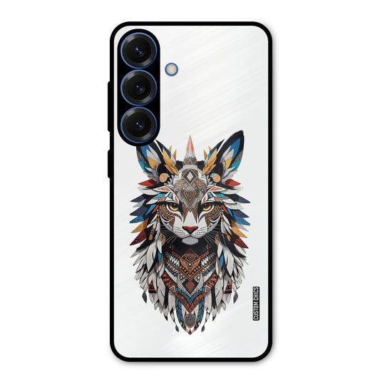 Furry Cat Face Samsung Galaxy S25 Mobile Back Cover - Cute PrintShield Case