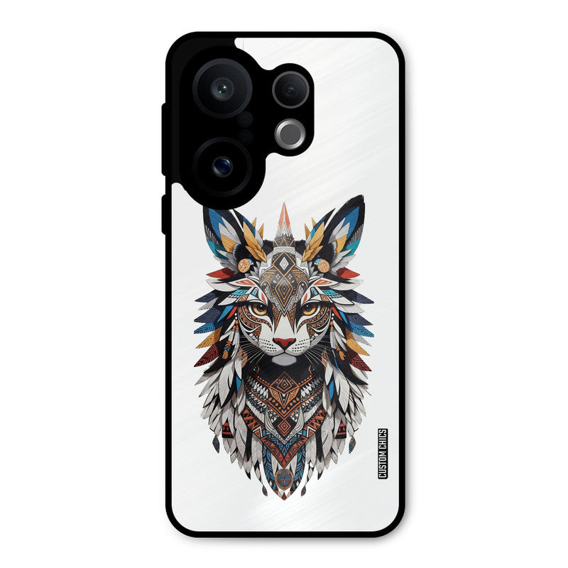 Furry Cat Face Vivo X200 FE Mobile Back Cover - Cute PrintShield Case