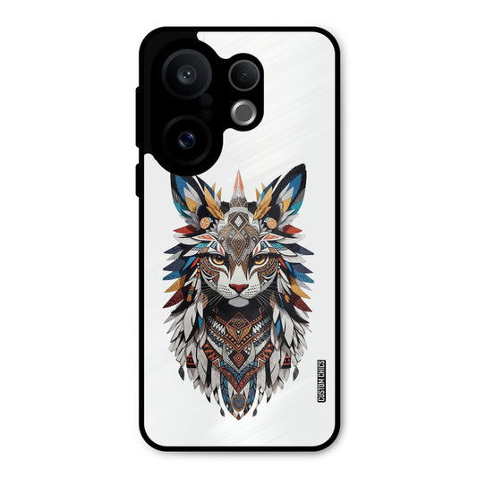 Furry Cat Face Vivo X200 FE Mobile Back Cover - Cute PrintShield Case