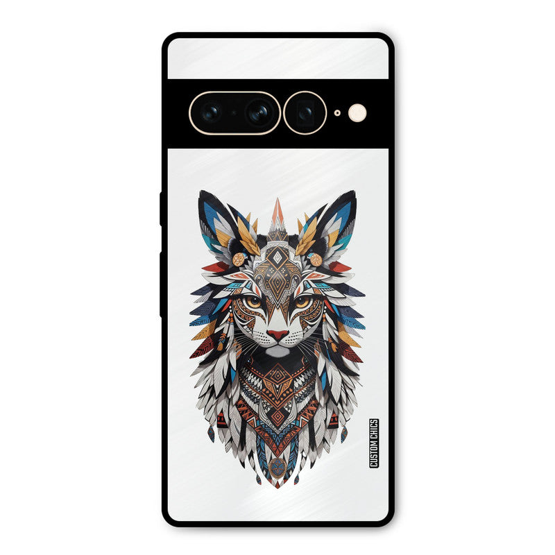 Furry Cat Face Google Pixel 7 Pro Mobile Back Cover - Cute PrintShield Case