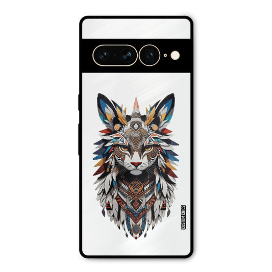 Furry Cat Face Google Pixel 7 Pro Mobile Back Cover - Cute PrintShield Case
