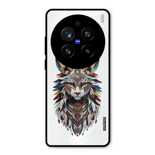 Furry Cat Face Vivo X200 Pro Mobile Back Cover - Cute PrintShield Case