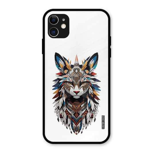 Furry Cat Face iPhone 11 Mobile Back Cover - Cute PrintShield Case