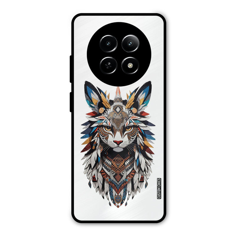 Furry Cat Face Realme Narzo N65 Mobile Back Cover - Cute PrintShield Case