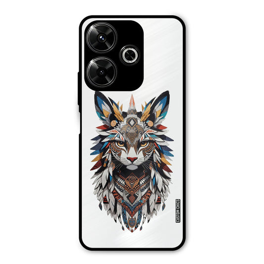 Furry Cat Face Redmi 13 5G Mobile Back Cover - Cute PrintShield Case