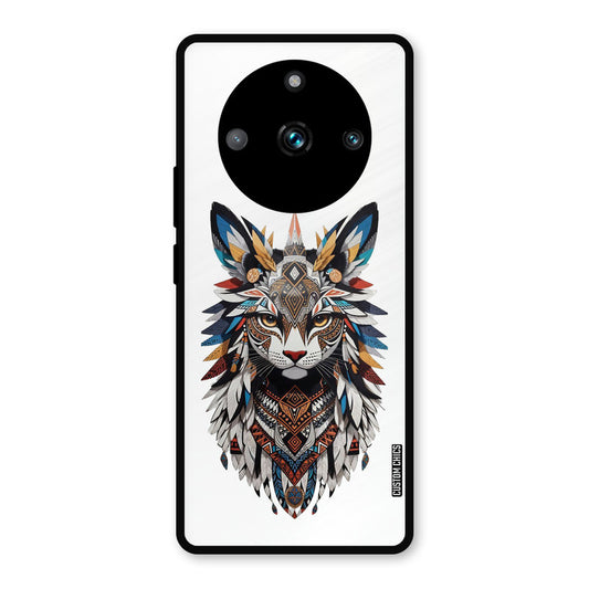 Furry Cat Face Realme 11 Pro Plus Mobile Back Cover - Cute PrintShield Case