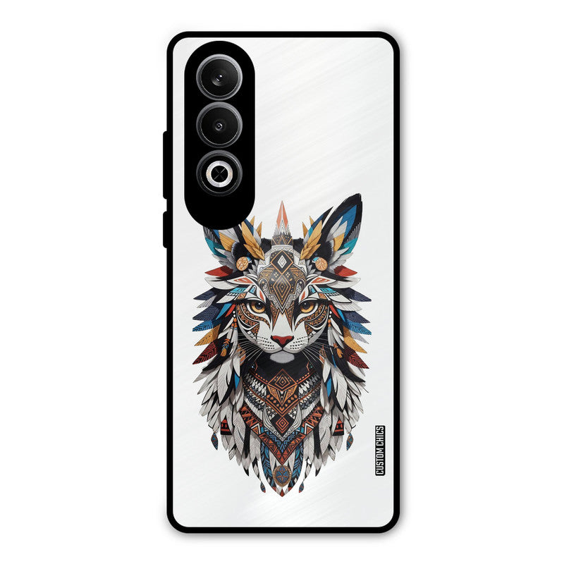 Furry Cat Face OnePlus Nord CE4 Mobile Back Cover - Cute PrintShield Case