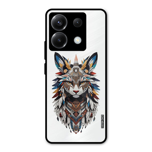 Furry Cat Face Poco X6 Mobile Back Cover - Cute PrintShield Case
