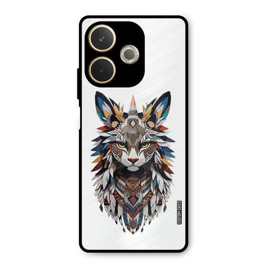 Furry Cat Face Oppo A5 Pro Mobile Back Cover - Cute PrintShield Case