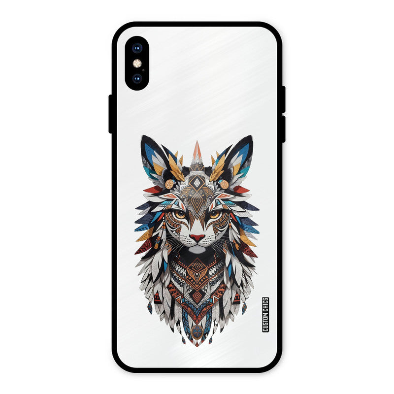 Furry Cat Face iPhone XS Max Mobile Back Cover - Cute PrintShield Case