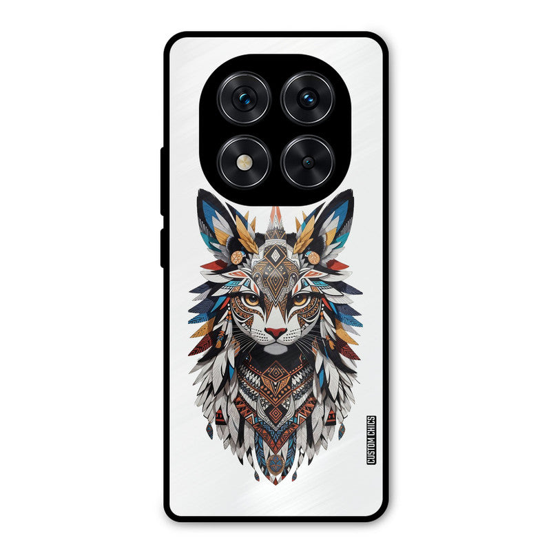 Furry Cat Face Redmi Note 14 Pro Mobile Back Cover - Cute PrintShield Case