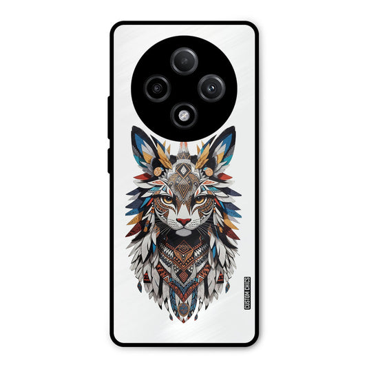 Furry Cat Face Oppo F27 Pro Plus 5G Mobile Back Cover - Cute PrintShield Case