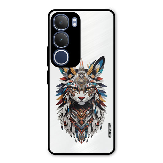 Furry Cat Face Vivo Y29 Mobile Back Cover - Cute PrintShield Case