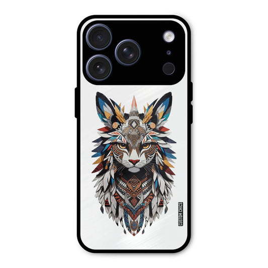Furry Cat Face iPhone 17 Pro Max Mobile Back Cover - Cute PrintShield Case