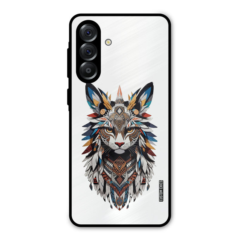 Furry Cat Face Samsung Galaxy A36 Mobile Back Cover - Cute PrintShield Case