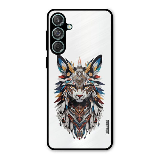 Furry Cat Face Samsung Galaxy M55 5G Mobile Back Cover - Cute PrintShield Case