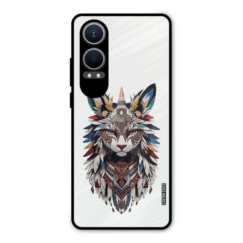 Furry Cat Face Oneplus Nord CE4 Lite Mobile Back Cover - Cute PrintShield Case