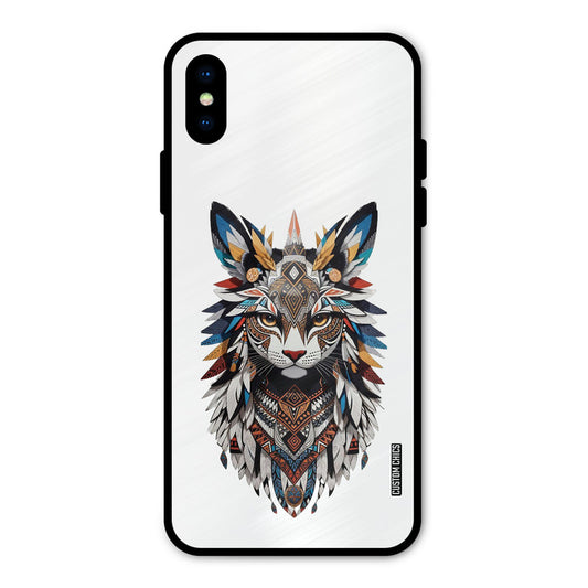 Furry Cat Face iPhone X Mobile Back Cover - Cute PrintShield Case