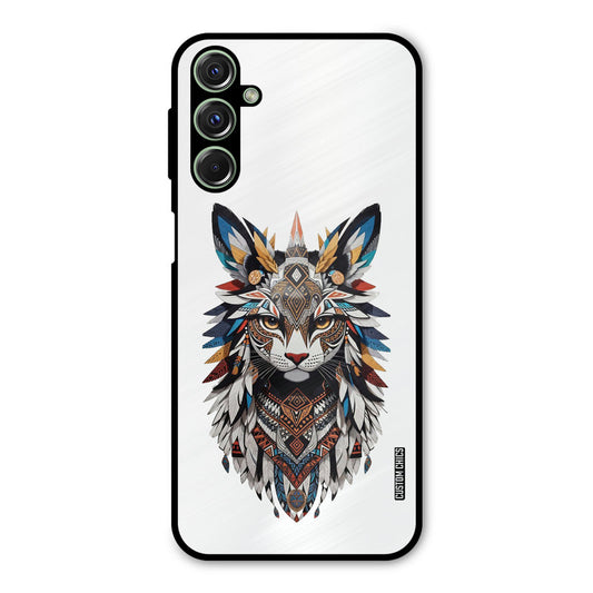 Furry Cat Face Samsung Galaxy M34 Mobile Back Cover - Cute PrintShield Case