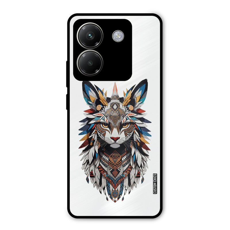 Furry Cat Face Poco M7 Pro Mobile Back Cover - Cute PrintShield Case