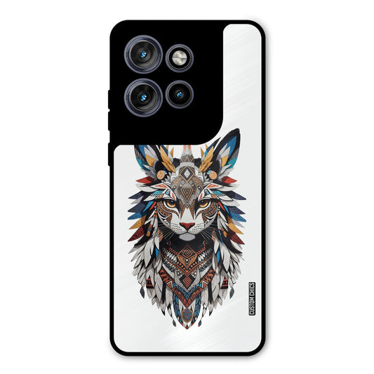 Furry Cat Face Motorola Edge 50 Neo Mobile Back Cover - Cute PrintShield Case