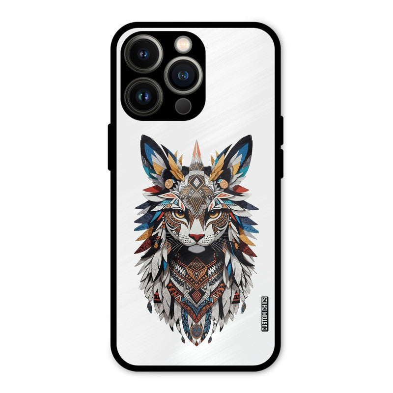 Furry Cat Face iPhone 13 Pro Max Mobile Back Cover - Cute PrintShield Case