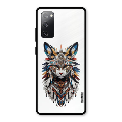 Furry Cat Face Samsung Galaxy S20 FE Mobile Back Cover - Cute PrintShield Case
