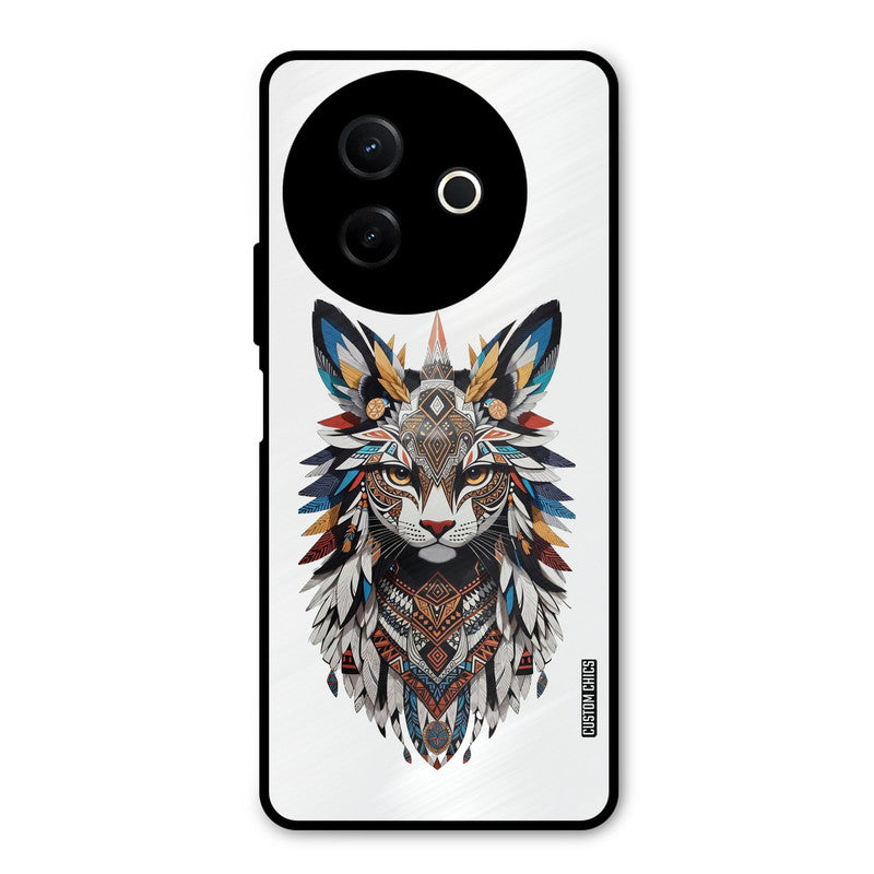 Furry Cat Face Vivo Y39 Mobile Back Cover - Cute PrintShield Case