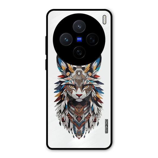 Furry Cat Face Vivo X200 Mobile Back Cover - Cute PrintShield Case
