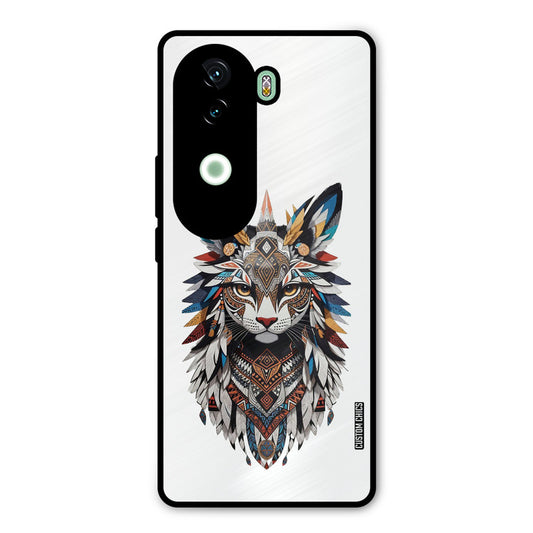 Furry Cat Face iQOO Z9s Mobile Back Cover - Cute PrintShield Case