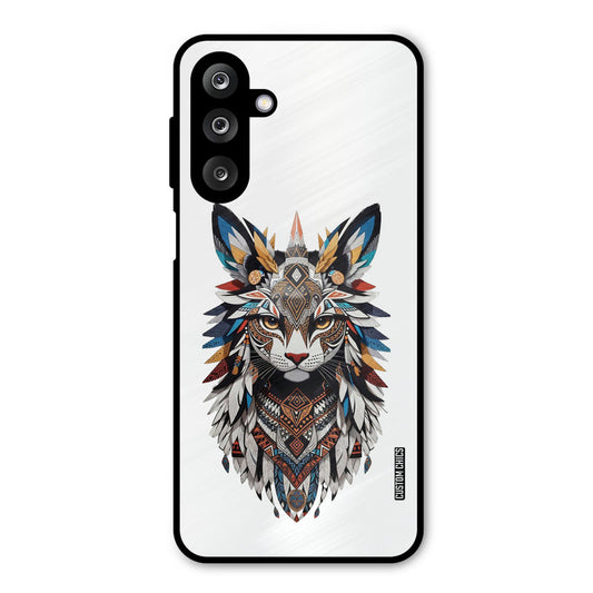 Furry Cat Face Samsung Galaxy M36 Mobile Back Cover - Cute PrintShield Case