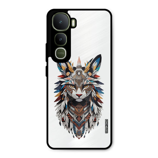 Furry Cat Face Vivo Y400 Mobile Back Cover - Cute PrintShield Case