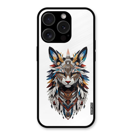 Furry Cat Face iPhone 15 Pro Max Mobile Back Cover - Cute PrintShield Case