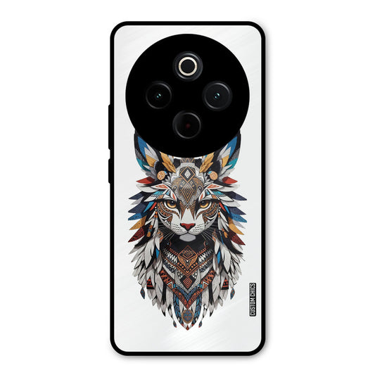 Furry Cat Face iQoo Z10 Mobile Back Cover - Cute PrintShield Case