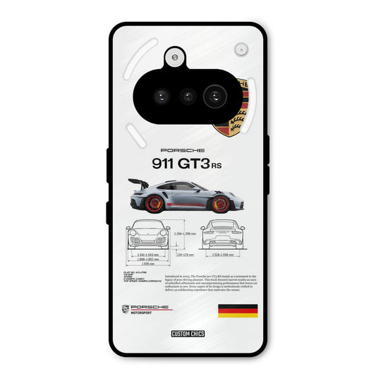 GT3 Supercar Nothing Phone 3A Mobile Back Cover - Car&Bike PrintShield Case