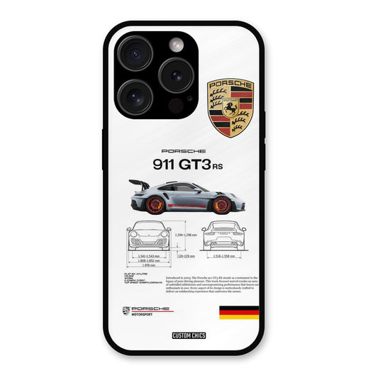 GT3 Supercar iPhone 15 Pro Mobile Back Cover - Car&Bike PrintShield Case