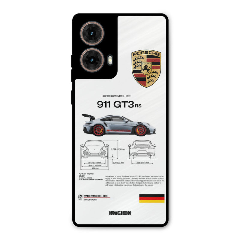 GT3 Supercar Moto G85 Mobile Back Cover - Car&Bike PrintShield Case