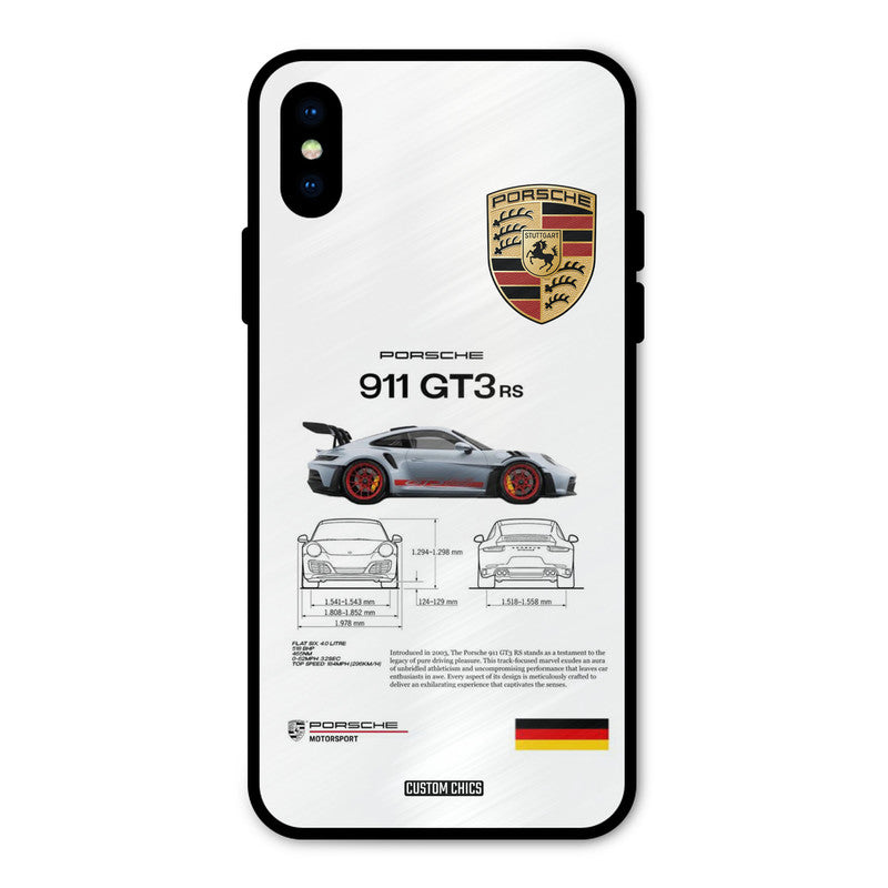 GT3 Supercar iPhone X Mobile Back Cover - Car&Bike PrintShield Case