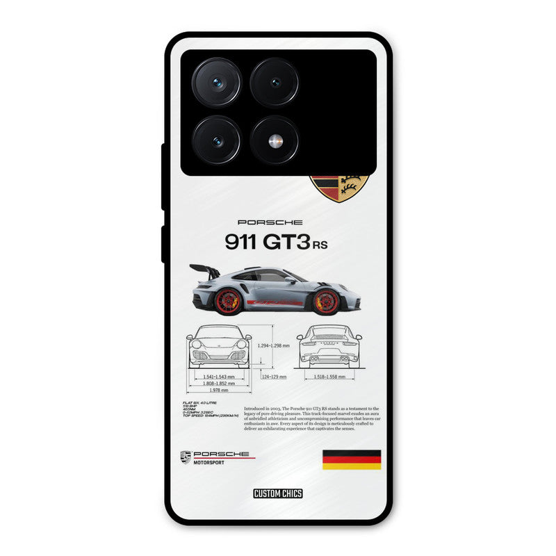 GT3 Supercar Poco X6 Pro Mobile Back Cover - Car&Bike PrintShield Case