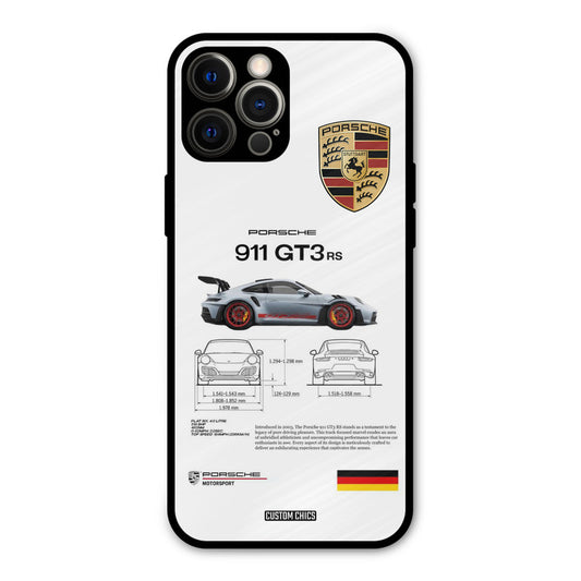 GT3 Supercar iPhone 12 Pro Max Mobile Back Cover - Car&Bike PrintShield Case