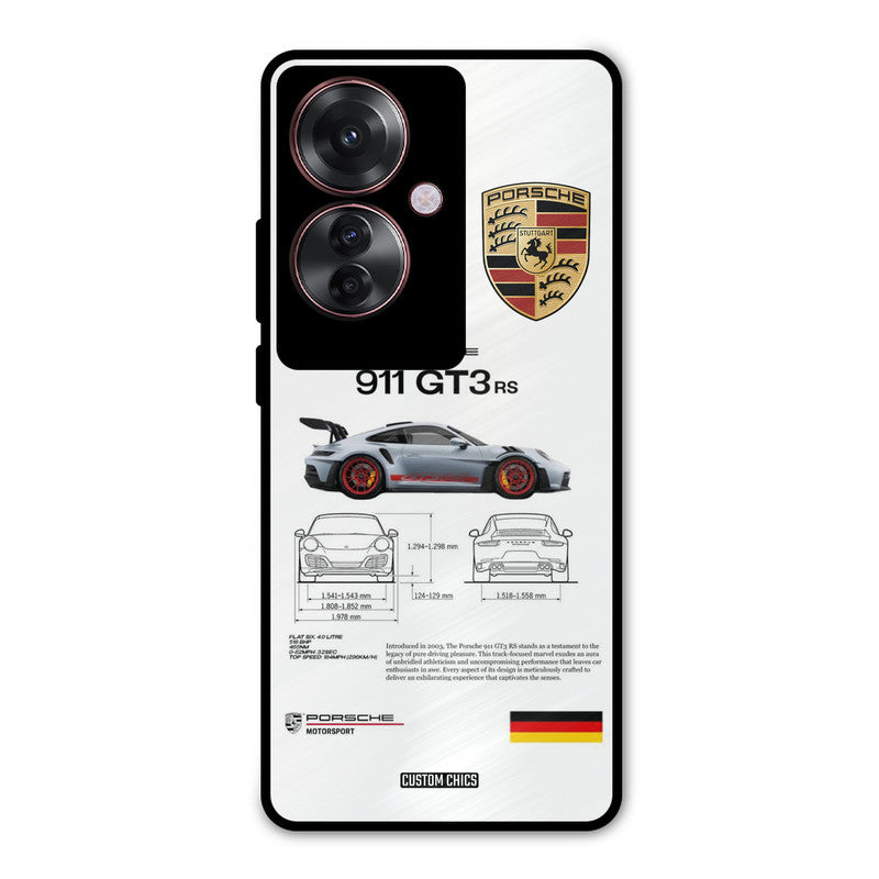 GT3 Supercar Oppo F25 Pro Mobile Back Cover - Car&Bike PrintShield Case
