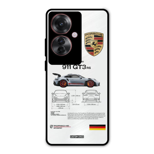 GT3 Supercar Oppo F25 Pro Mobile Back Cover - Car&Bike PrintShield Case