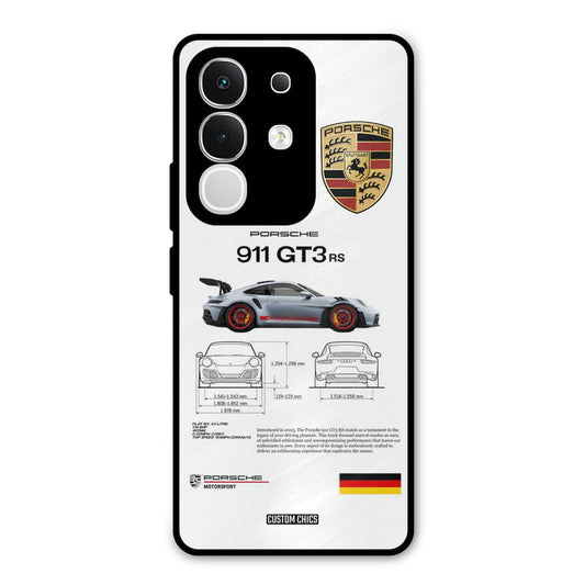 GT3 Supercar Vivo T4x Mobile Back Cover - Car&Bike PrintShield Case