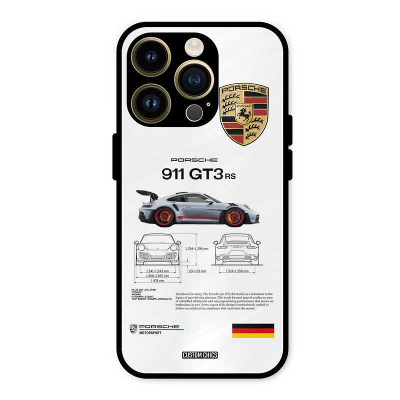 GT3 Supercar iPhone 14 Pro Mobile Back Cover - Car&Bike PrintShield Case