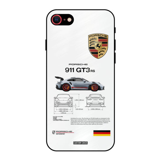 GT3 Supercar iPhone SE 2020 Mobile Back Cover - Car&Bike PrintShield Case
