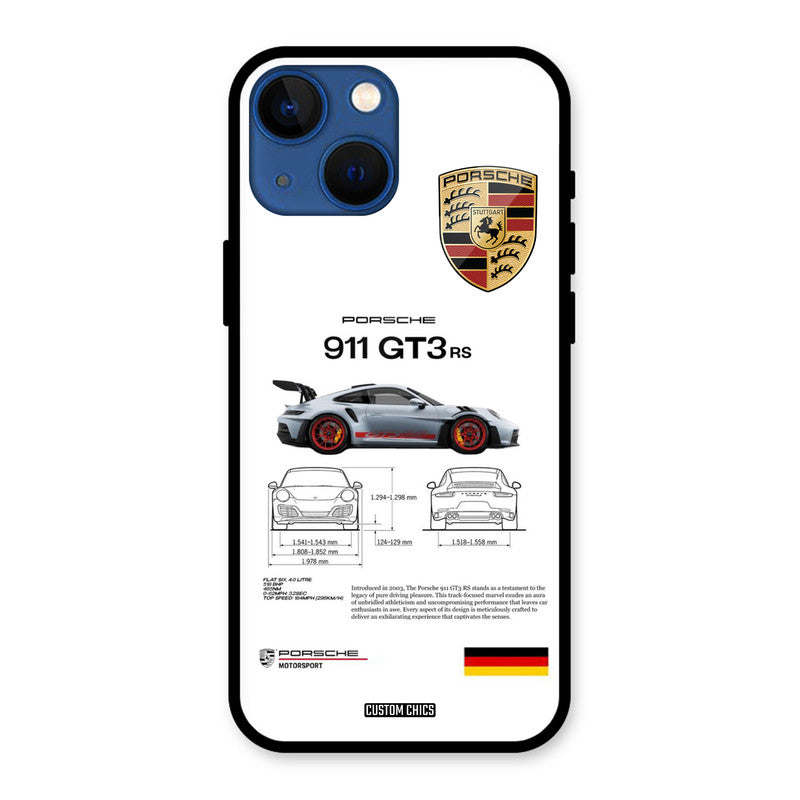 GT3 Supercar iPhone 13 Mini Mobile Back Cover - Car&Bike PrintShield Case