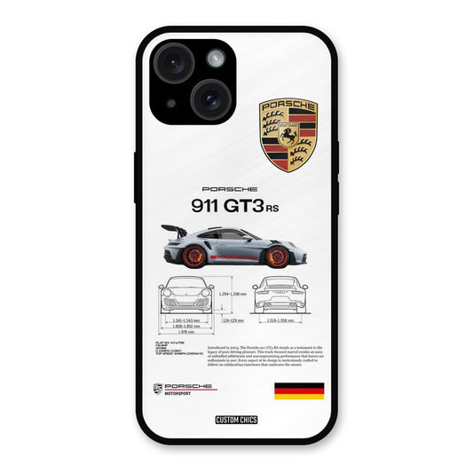 GT3 Supercar iPhone 15 Plus Mobile Back Cover - Car&Bike PrintShield Case