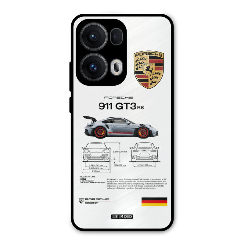GT3 Supercar Oppo Reno 13 Pro 5G Mobile Back Cover - Car&Bike PrintShield Case